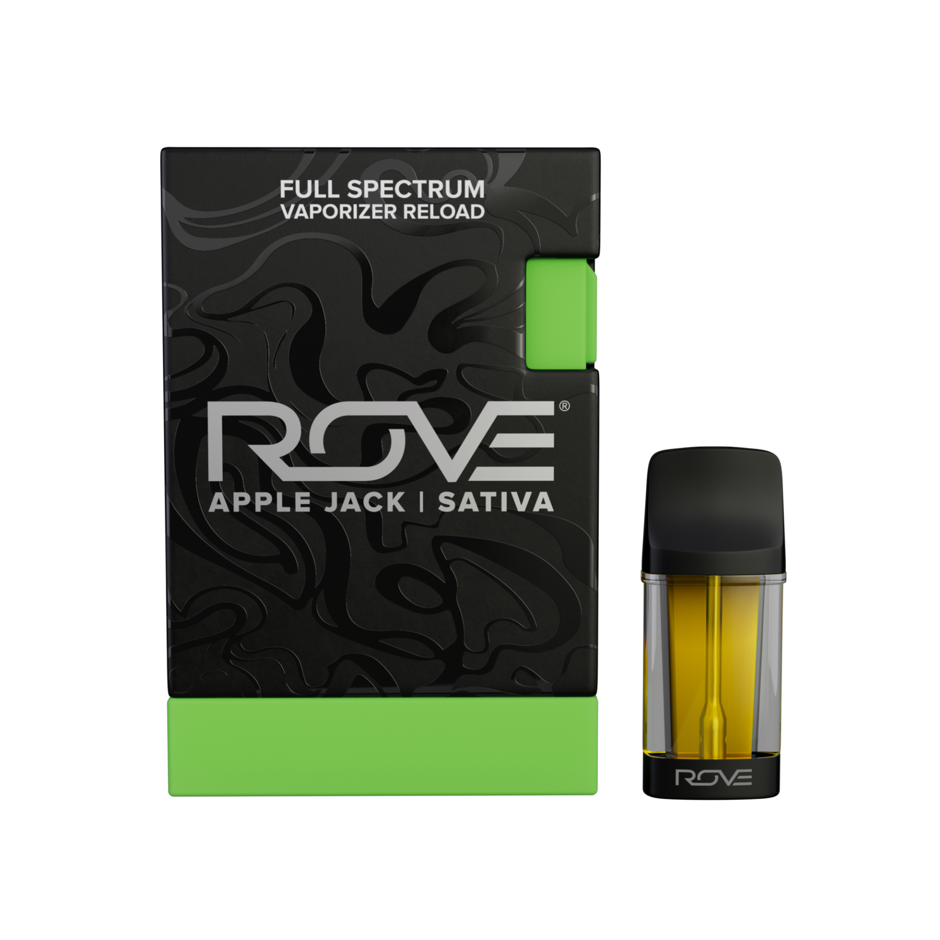 Rove Apple Jack Live Resin/Diamond Reload Vape Pods  (Sativa) 86.25% {1g}