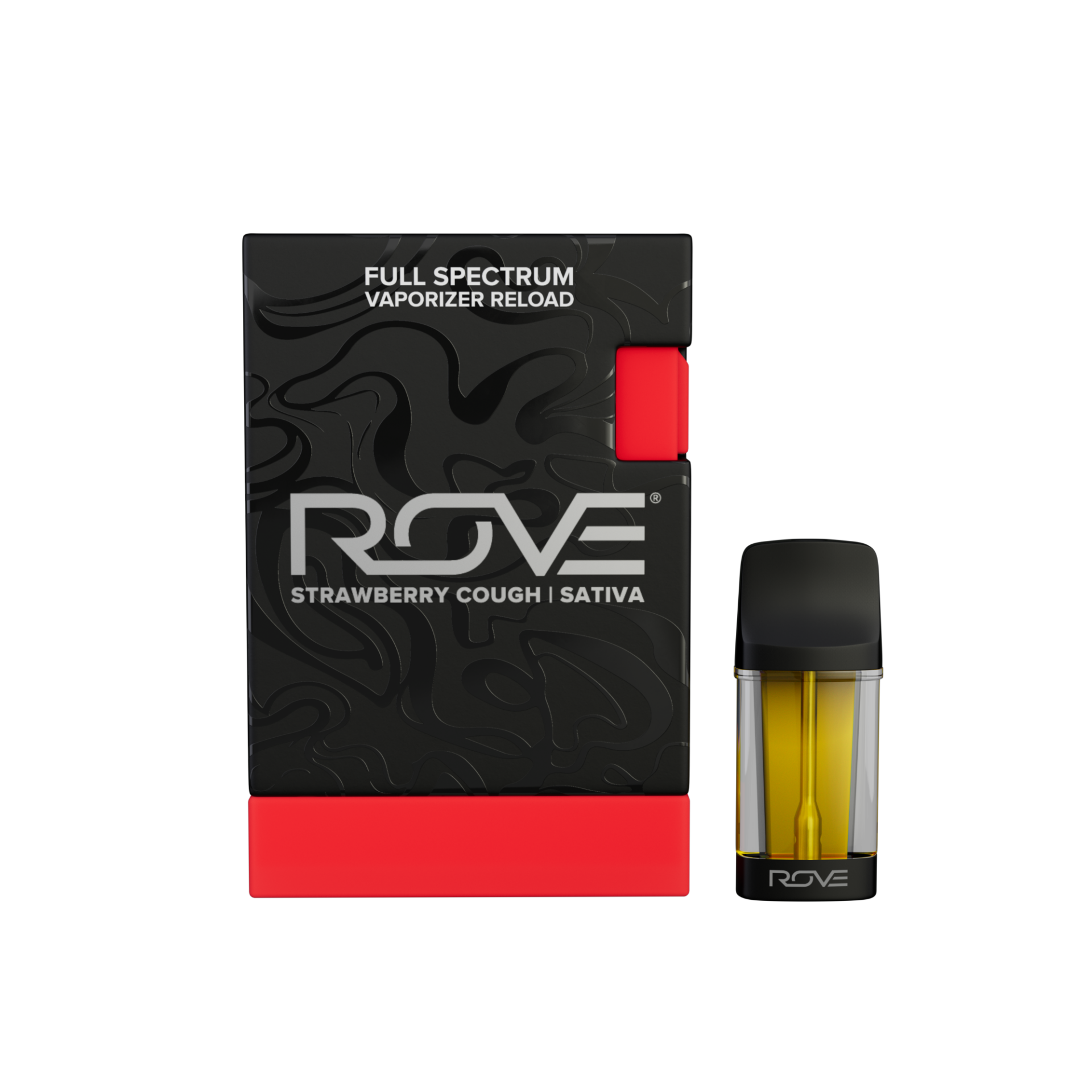 Rove Strawberry Cough Live Resin/Diamond Reload Vape Pods  (Sativa) 89.7% {1g}