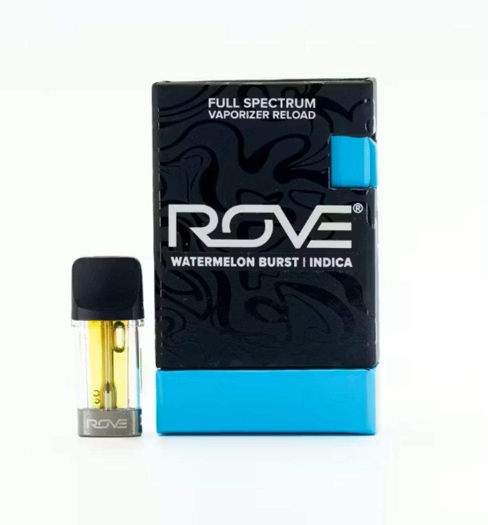 Rove Watermelon Burst Live Resin/Diamond Reload Vape Pods  (Indica) 88.1% {1g}