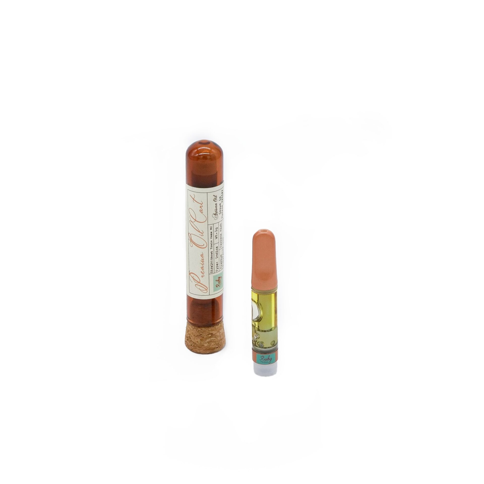 Ruby Farms Ghost Train Haze #2 Threaded Vape Cartridges  (Hybrid) 92% {1g}
