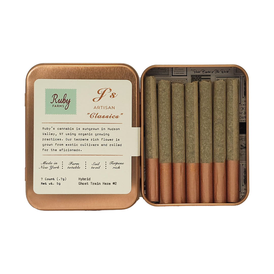 Ruby Farms Ghost Train Haze Classics Pre-Rolls 7-pack (Sativa) 22.8% {5g}