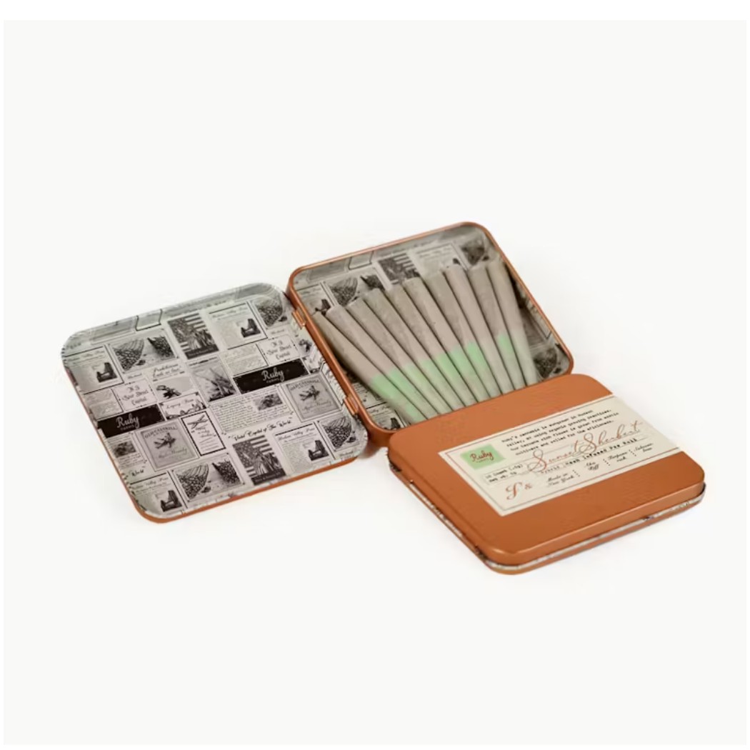 Ruby Farms Maui Waui Hash Infused Pre-Rolls 10-pack (Sativa) 42.1% {5g}