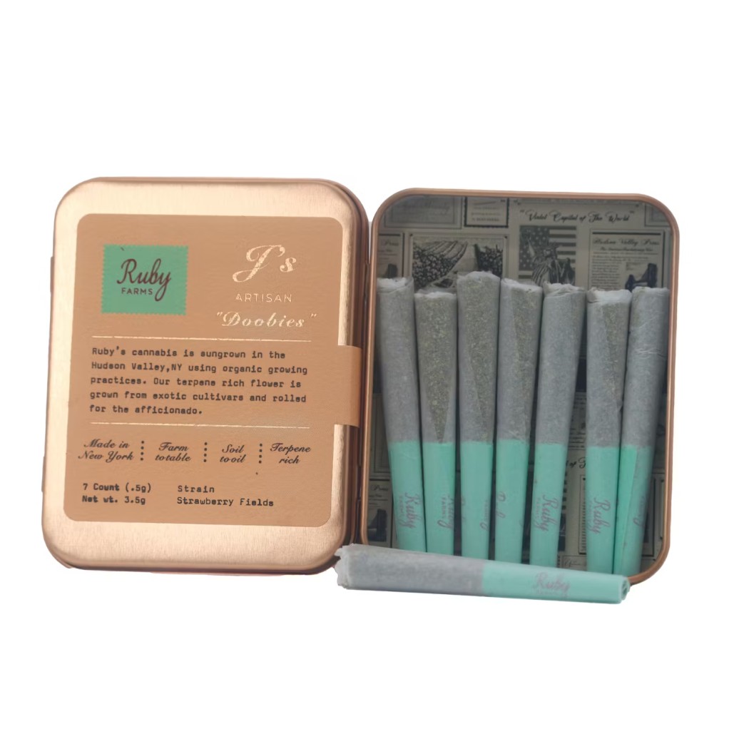 Ruby Farms Strawberry Fields "Doobies" Pre-Rolls 7-pack (Sativa) .22% {3.5g}