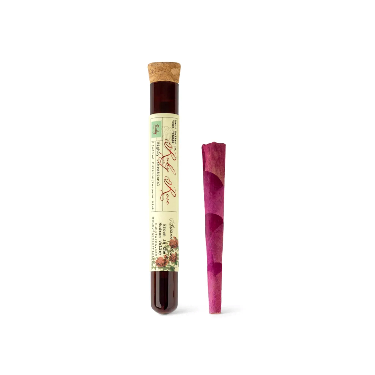 Ruby Farms Strawberry Fields Rose Petals Infused Pre-Roll (Hybrid) 43% {1.5g}