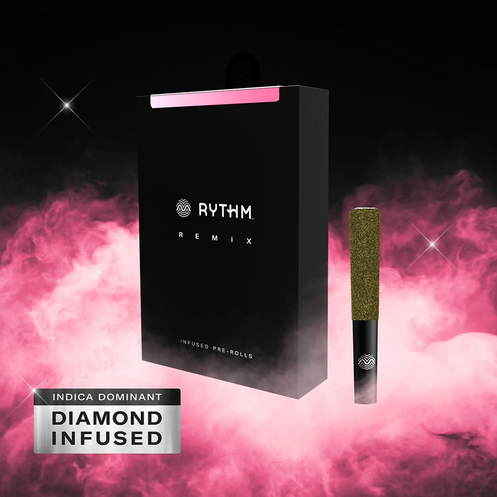 Rythm Strawberry Sour Diesel Infused Pre-Rolls 5-pack (Hybrid Sativa) 47.05% {2.5g}