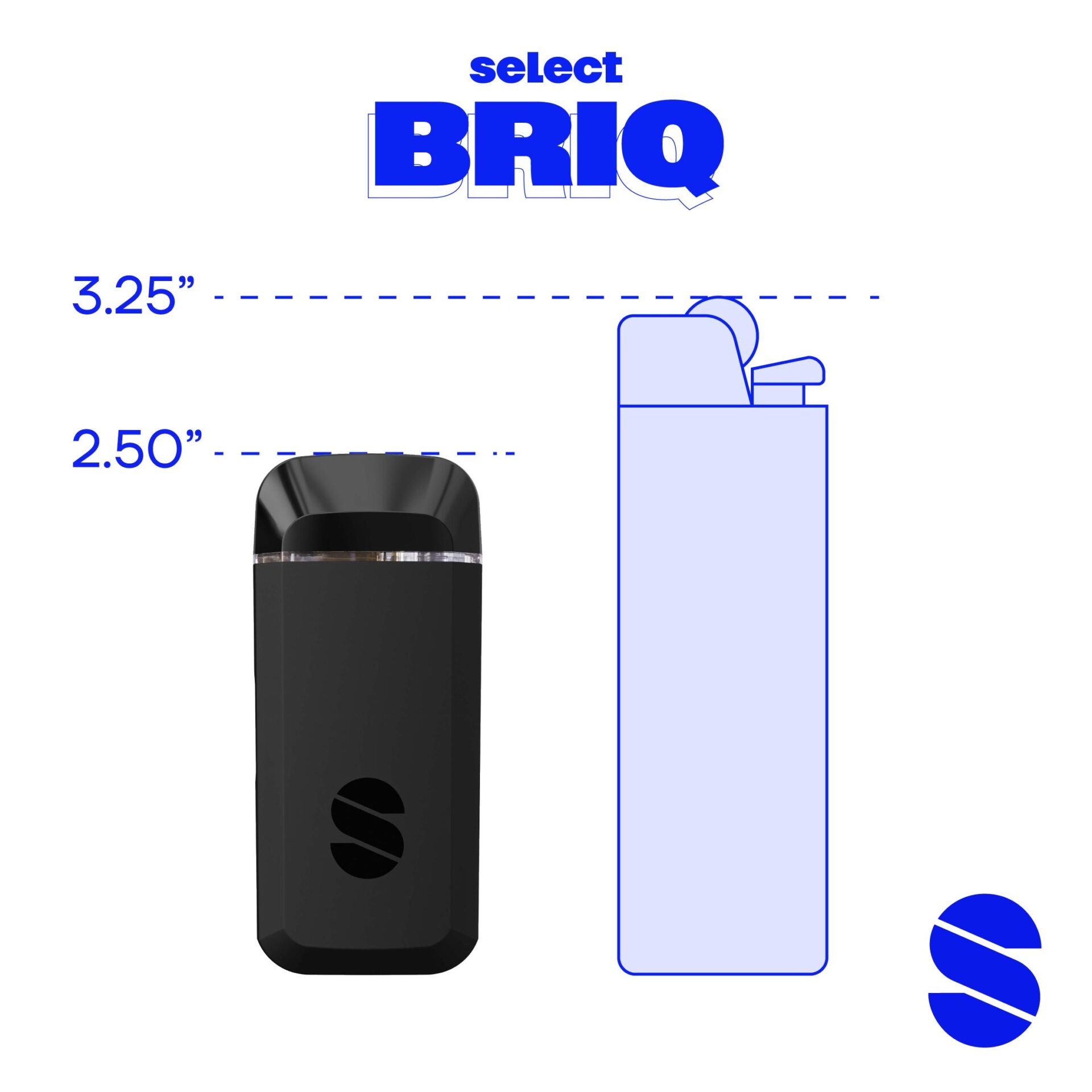 Select Forbidden Fruit Briq All-In-One Vapes  (Indica) 91.89% {2g}