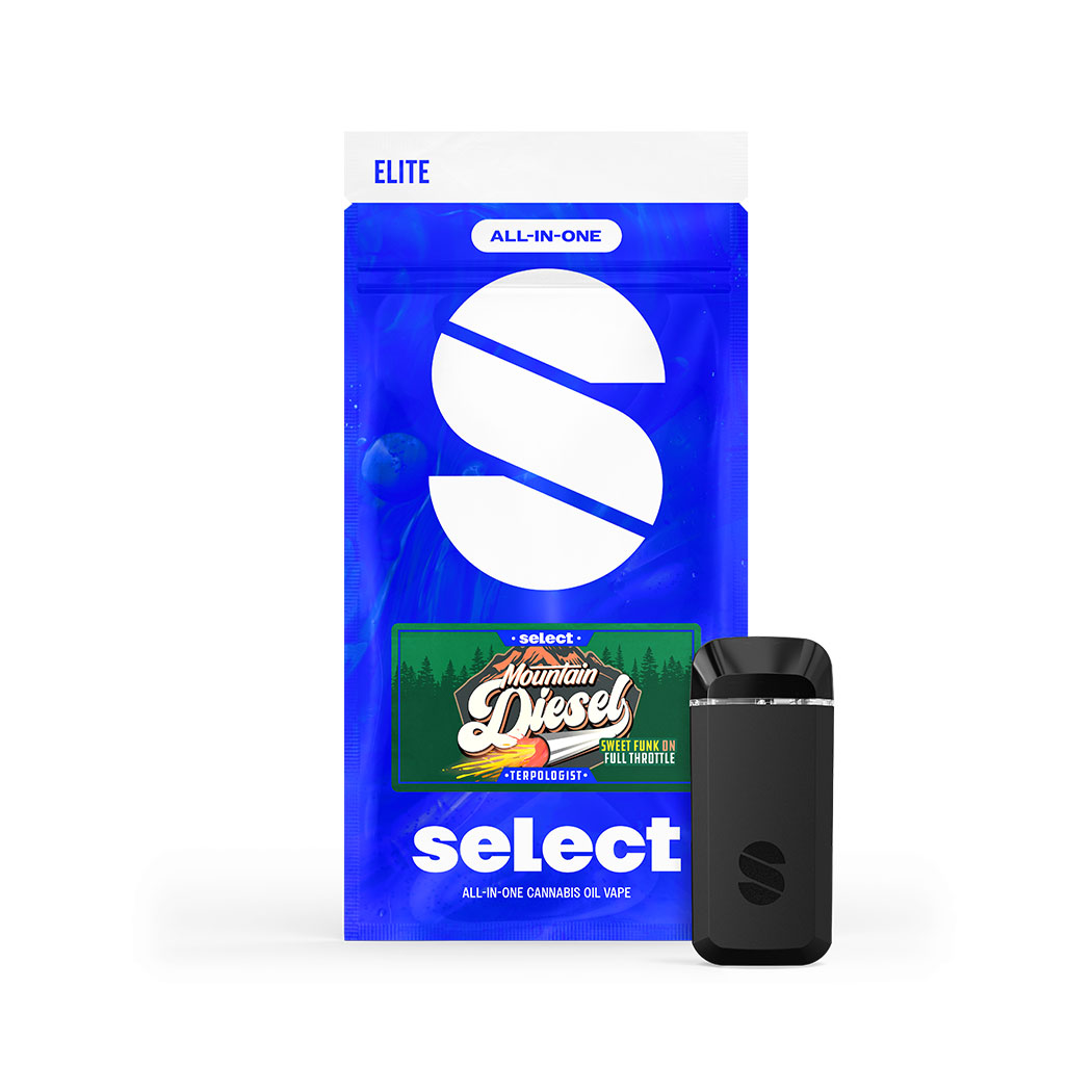 Select Mountain Diesel Terpologist All-In-One Vapes  (Hybrid) 96.77% {2g}