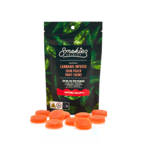 Smokiez Sour Peach Edibles 10-pack