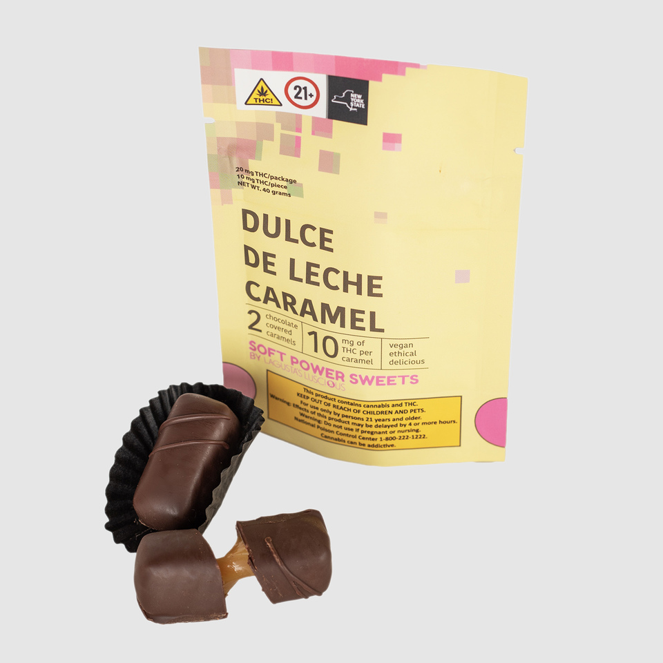 Soft Power Sweets Dulce de Leche Caramel Edibles 2-pack