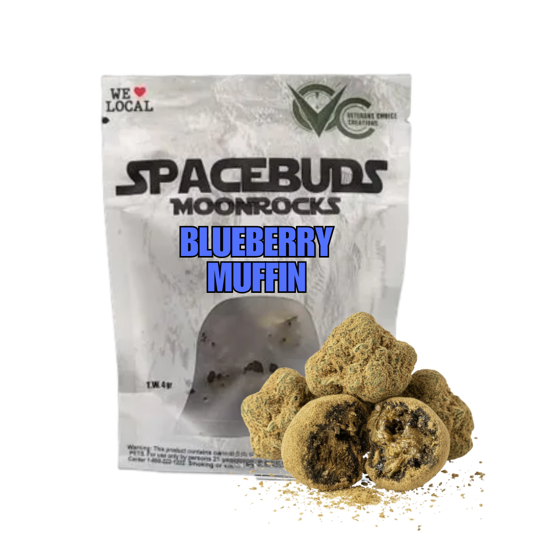 SpaceBuds Blueberry Muffin Moonrocks Flower  58.53% {4g}