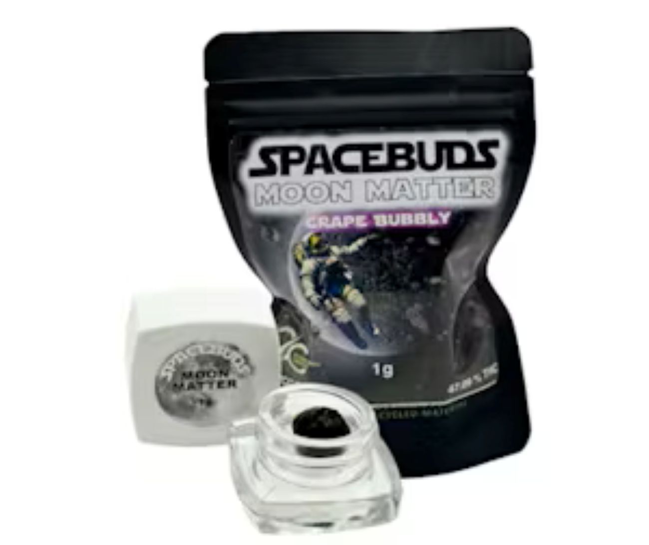 SpaceBuds Grape Bubbly Moon Matter Concentrates  (Hybrid Indica) 47% {1g}
