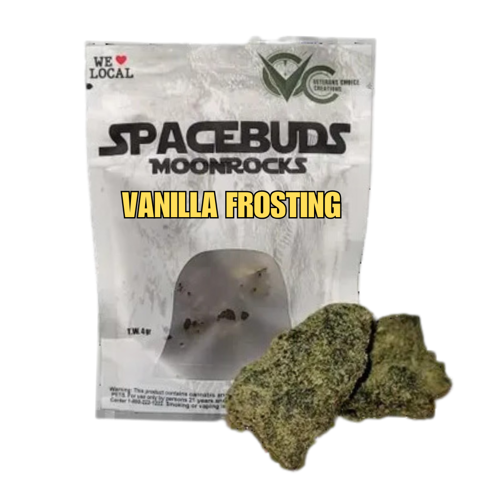 Veterans Choice Creations Vanilla Frosting Spacebuds Moonrocks Flower  (Hybrid) 51% {4g}