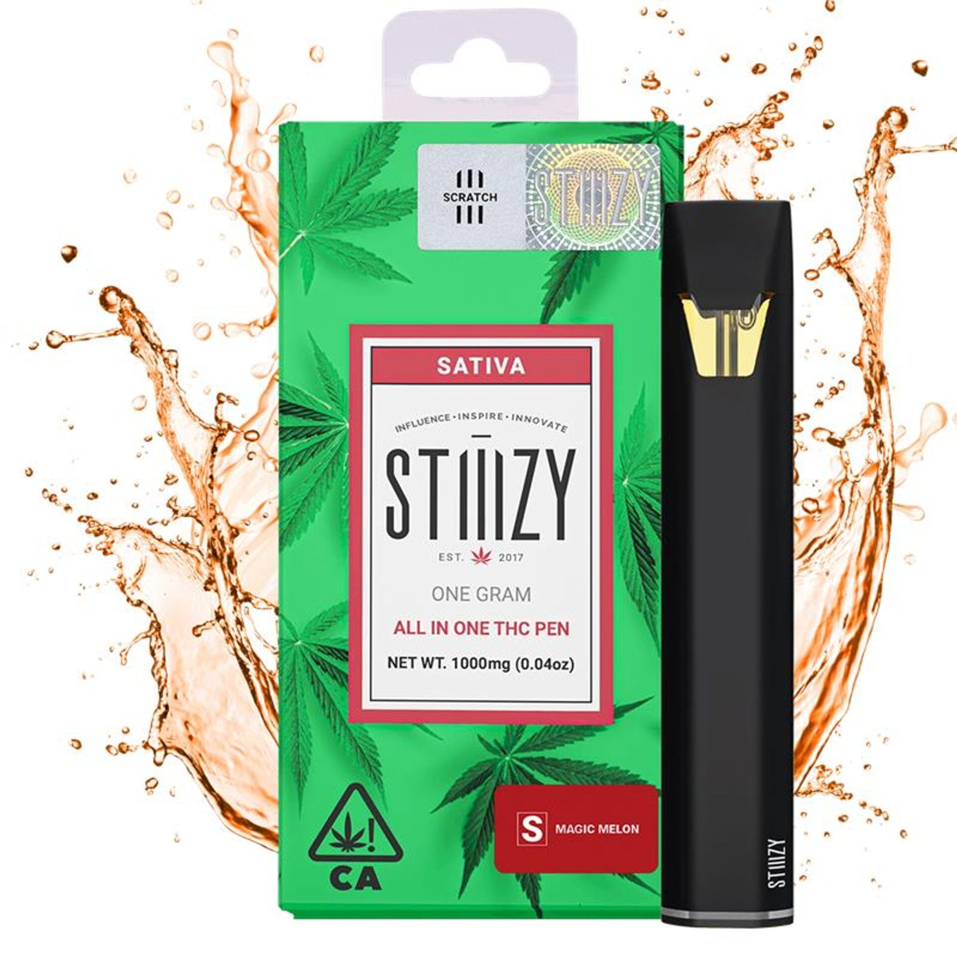 Stiiizy Magic Melon All-In-One Vapes  81.33% {1g}