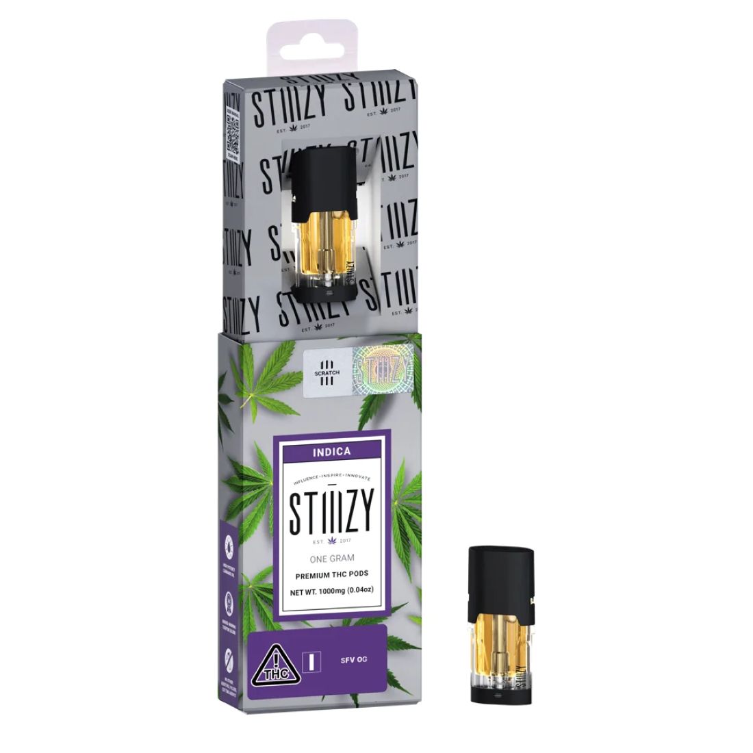 Stiiizy SFV OG Vape Pods (Indica) 87% {1g}