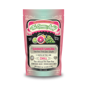 The Green Lady Edibles Gummies Summer Sangria Chill Indica 100mg