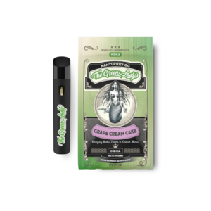 The Green Lady Vape All In One Grape Cream Cake Indica 1g