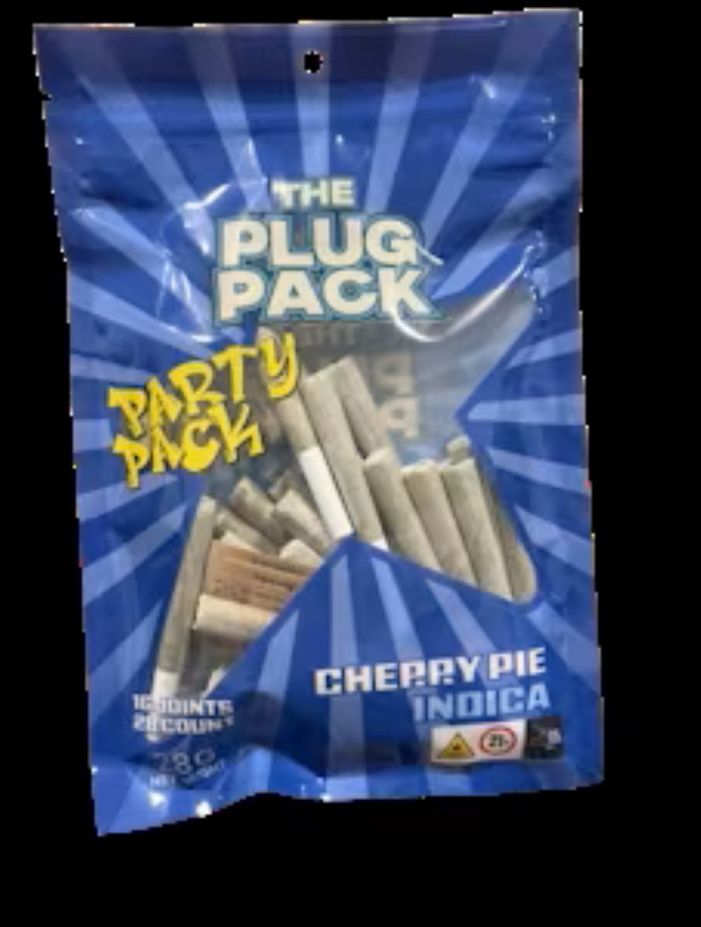 The Plug Pack Cherry Pie Party Pack 28 x 1g Pre-Rolls Pre-Roll (Indica) 29.51% {28g}