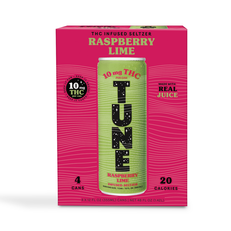 Tuned Raspberry Lime Drink 4-pack {20mg}