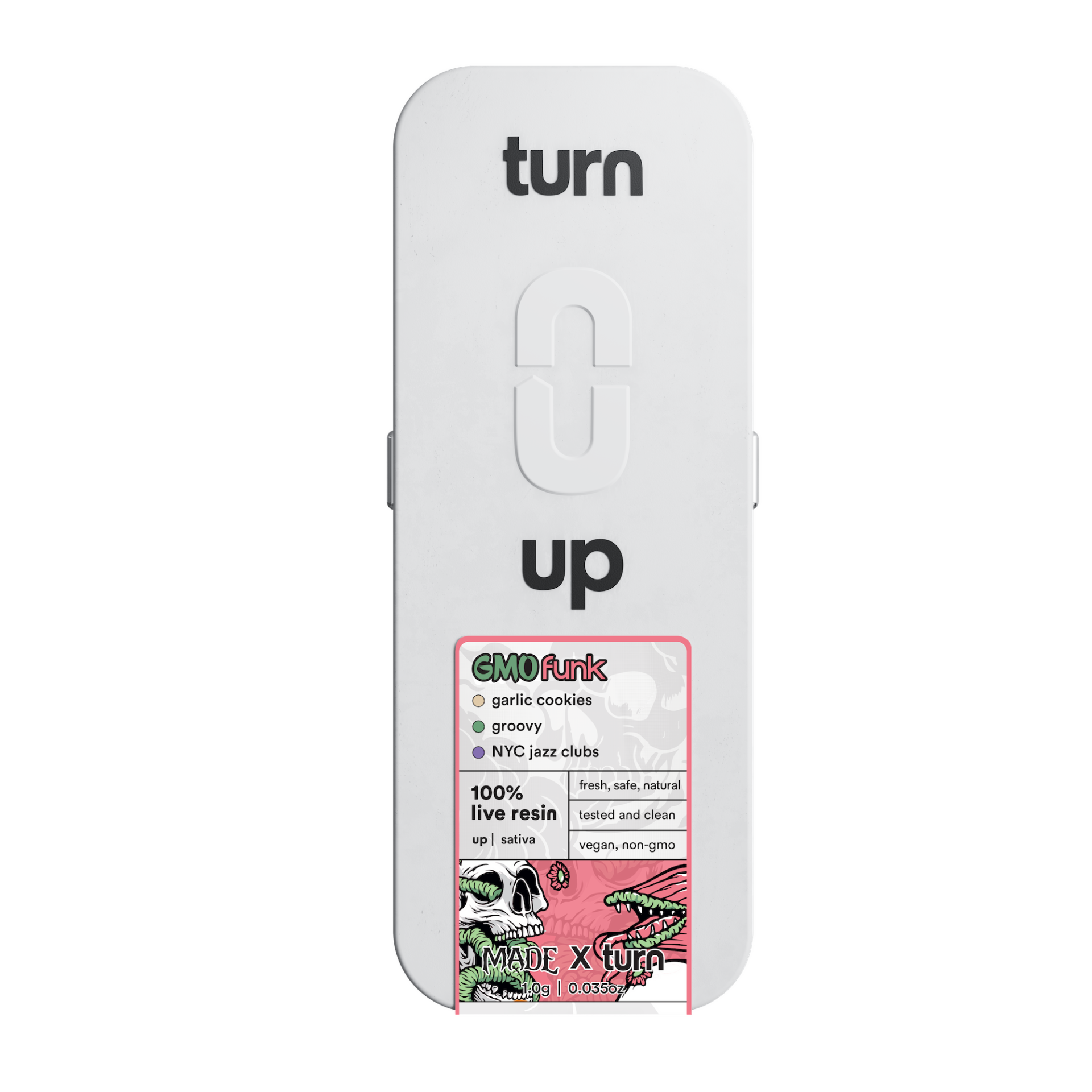 TURN GMO Funk Live Resin All-In-One Vapes (Sativa) 86% {1g}