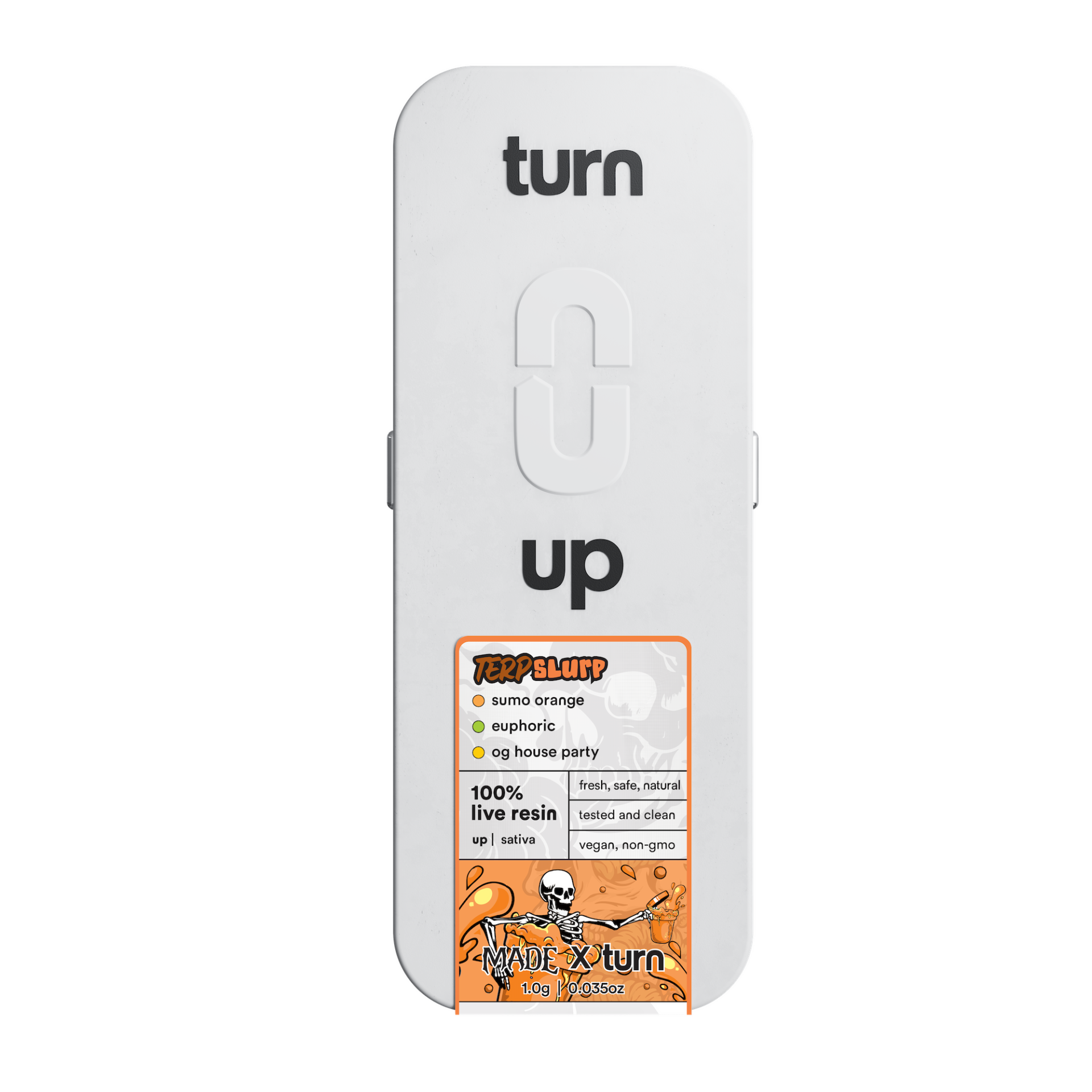 TURN Terp Slurp Live Resin All-In-One Vapes (Sativa) 86% {1g}