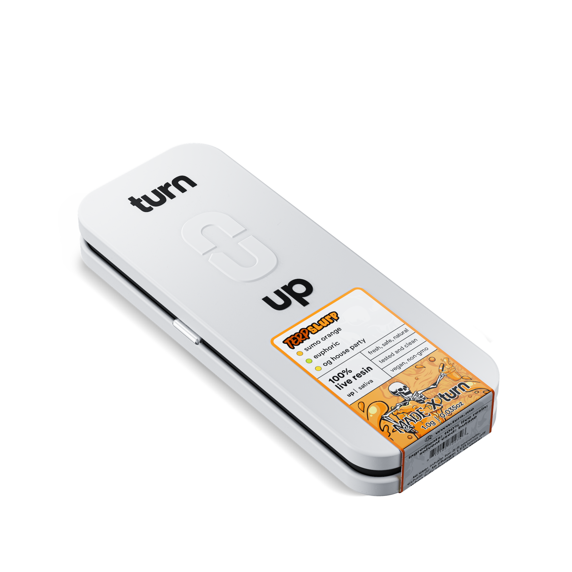 TURN Terp Slurp Live Resin All-In-One Vapes (Sativa) 86% {1g}