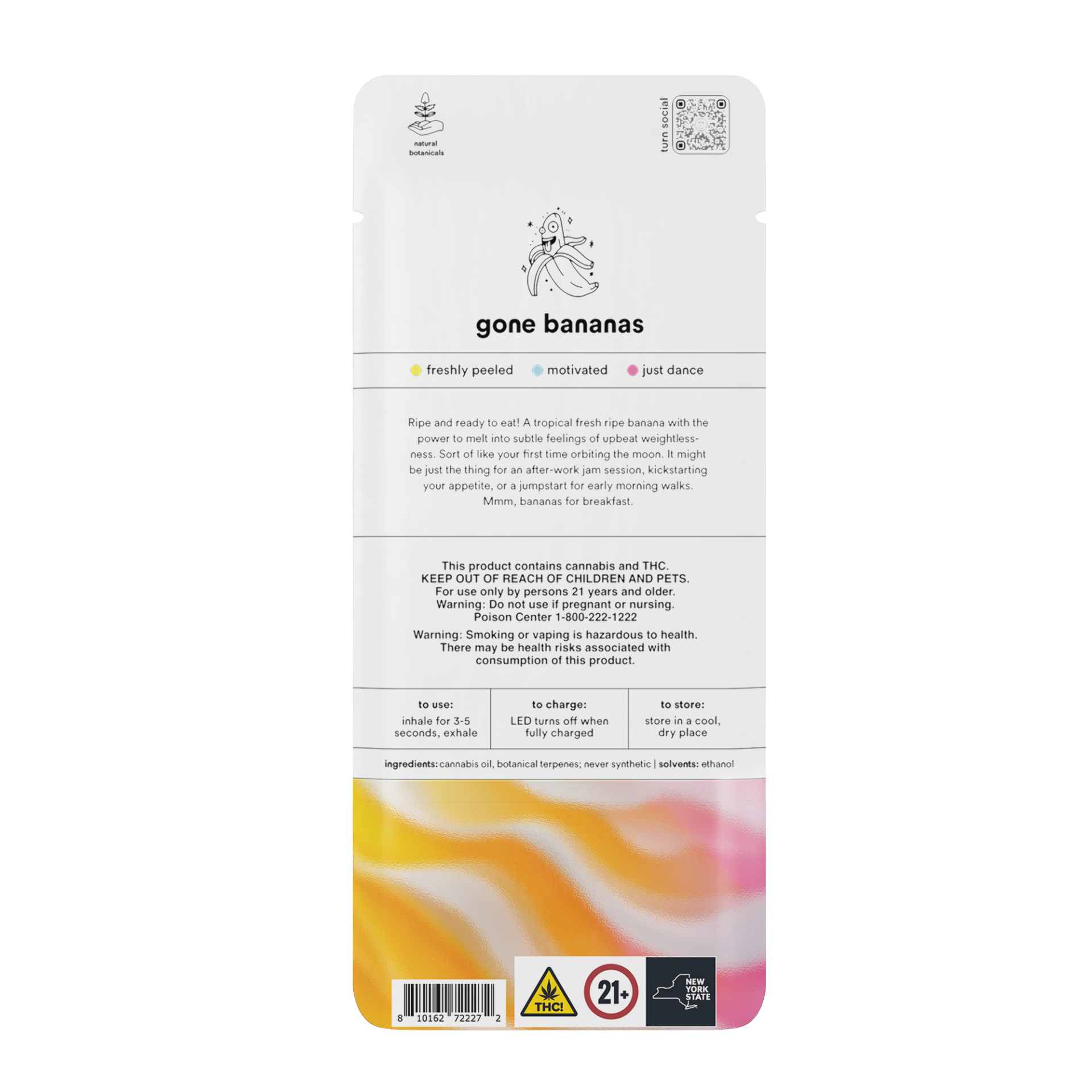 TURN Gone Bananas All-In-One Vapes  (Sativa) {1g}