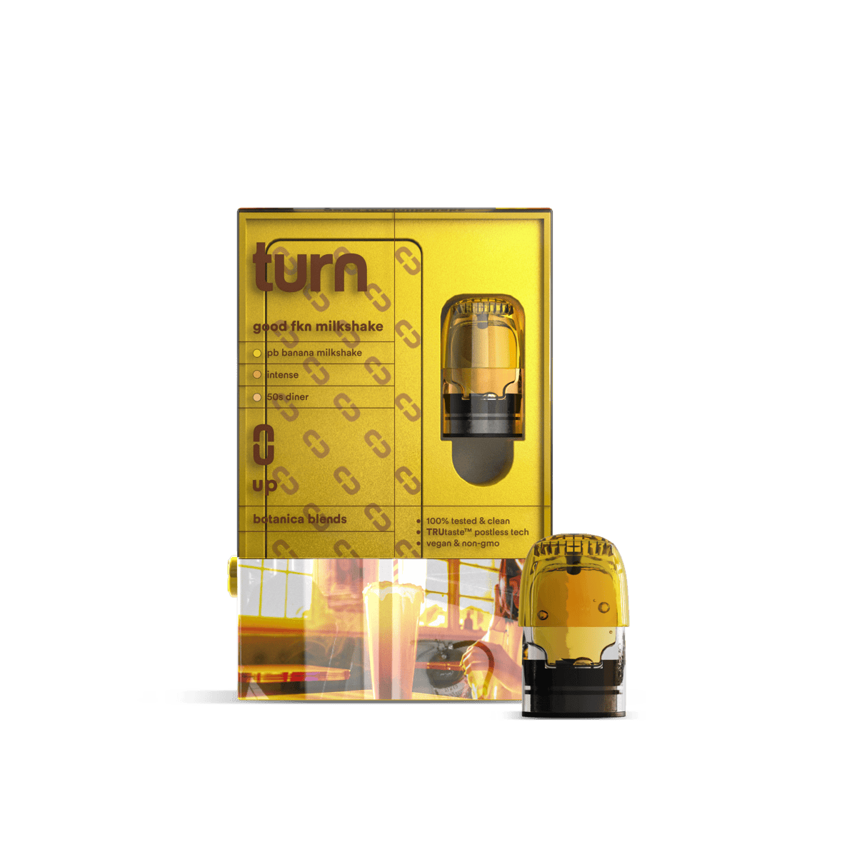 TURN Good FKN Milkshake Retrovision Vape Pods  (Sativa) 82.43% {1g}