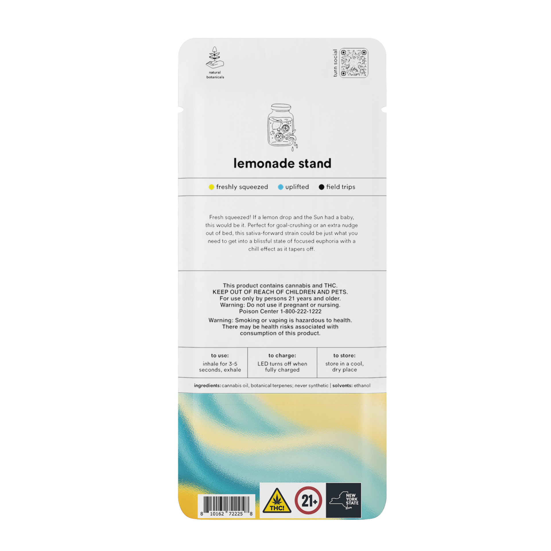 TURN Lemonade Stand All-In-One Vapes 81.90% {1g}