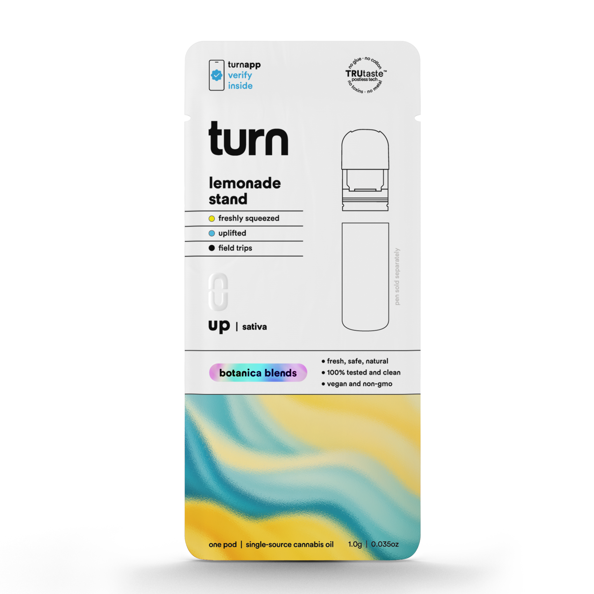 TURN Vape Pods  (Sativa) 91.23% {1g}