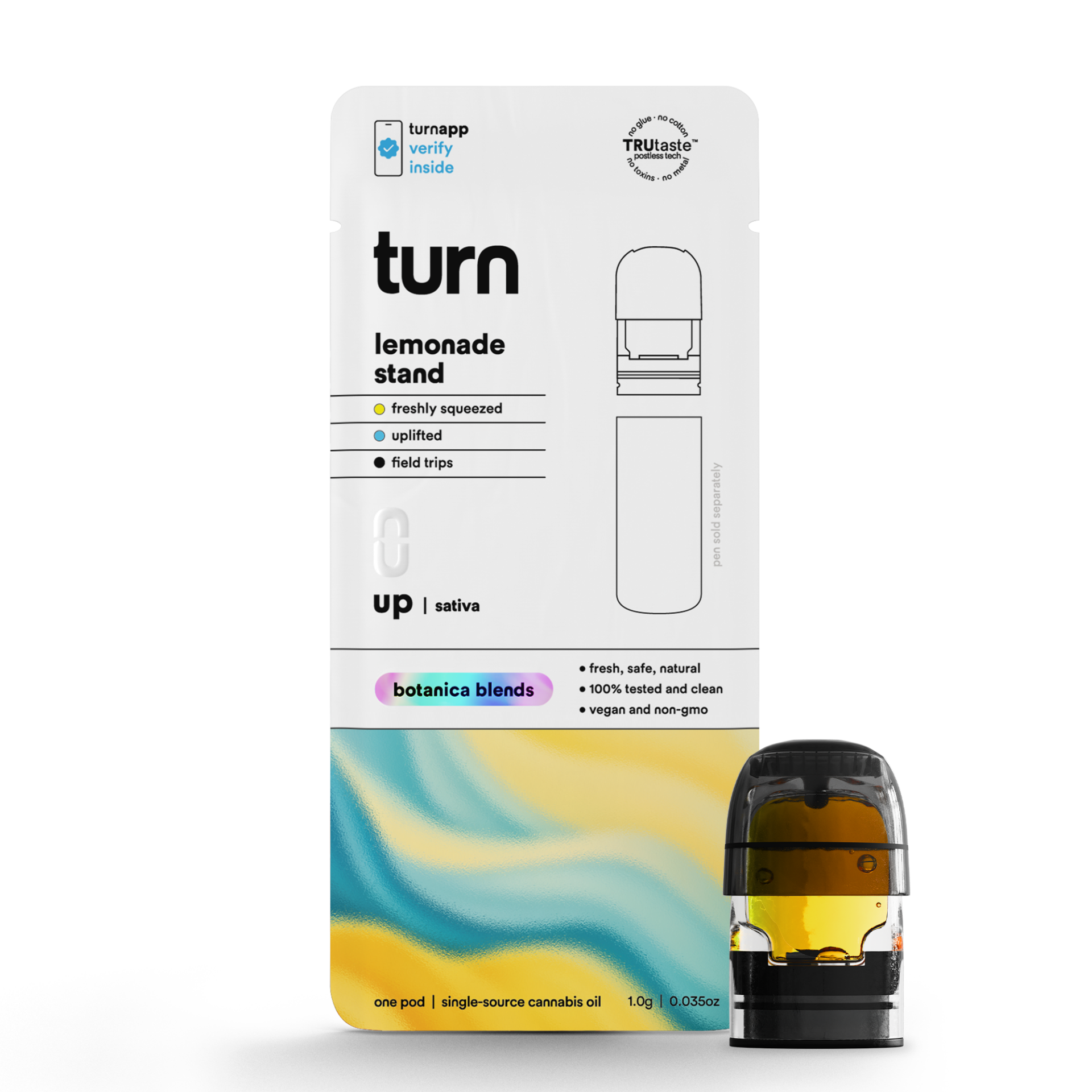 TURN Vape Pods  (Sativa) 91.23% {1g}