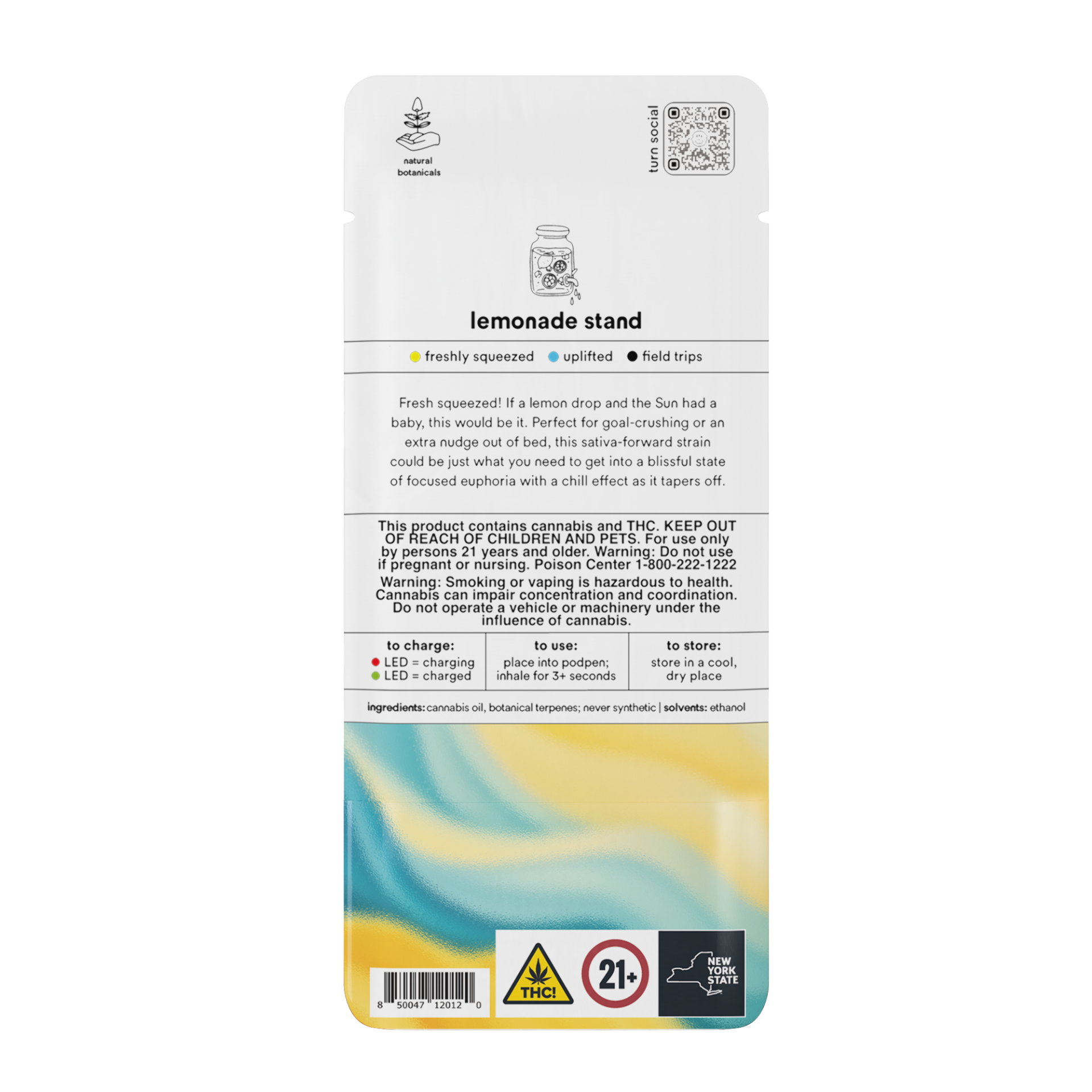 TURN Vape Pods  (Sativa) 91.23% {1g}