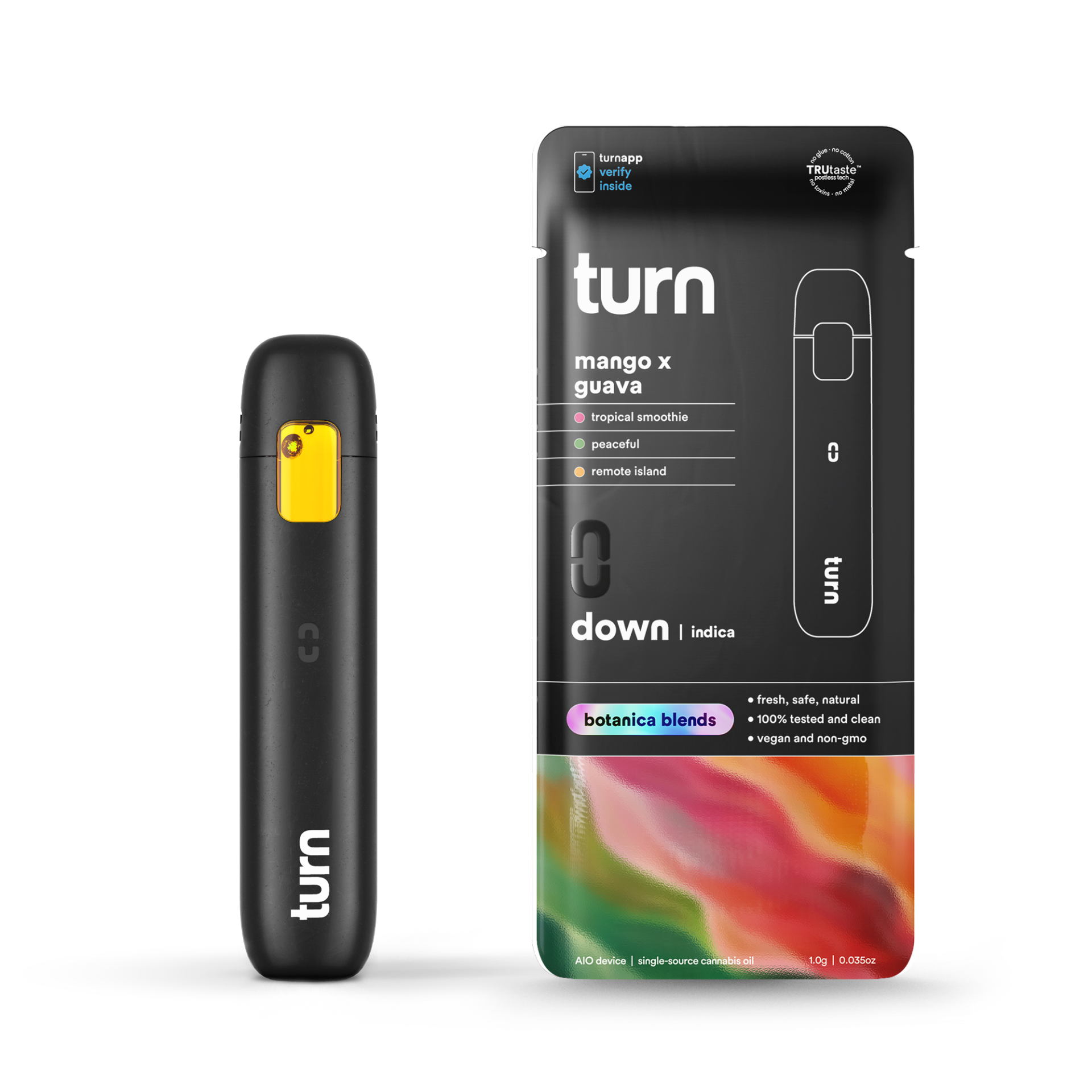 TURN Mango x Guava All-In-One Vapes 89.87% {1g}