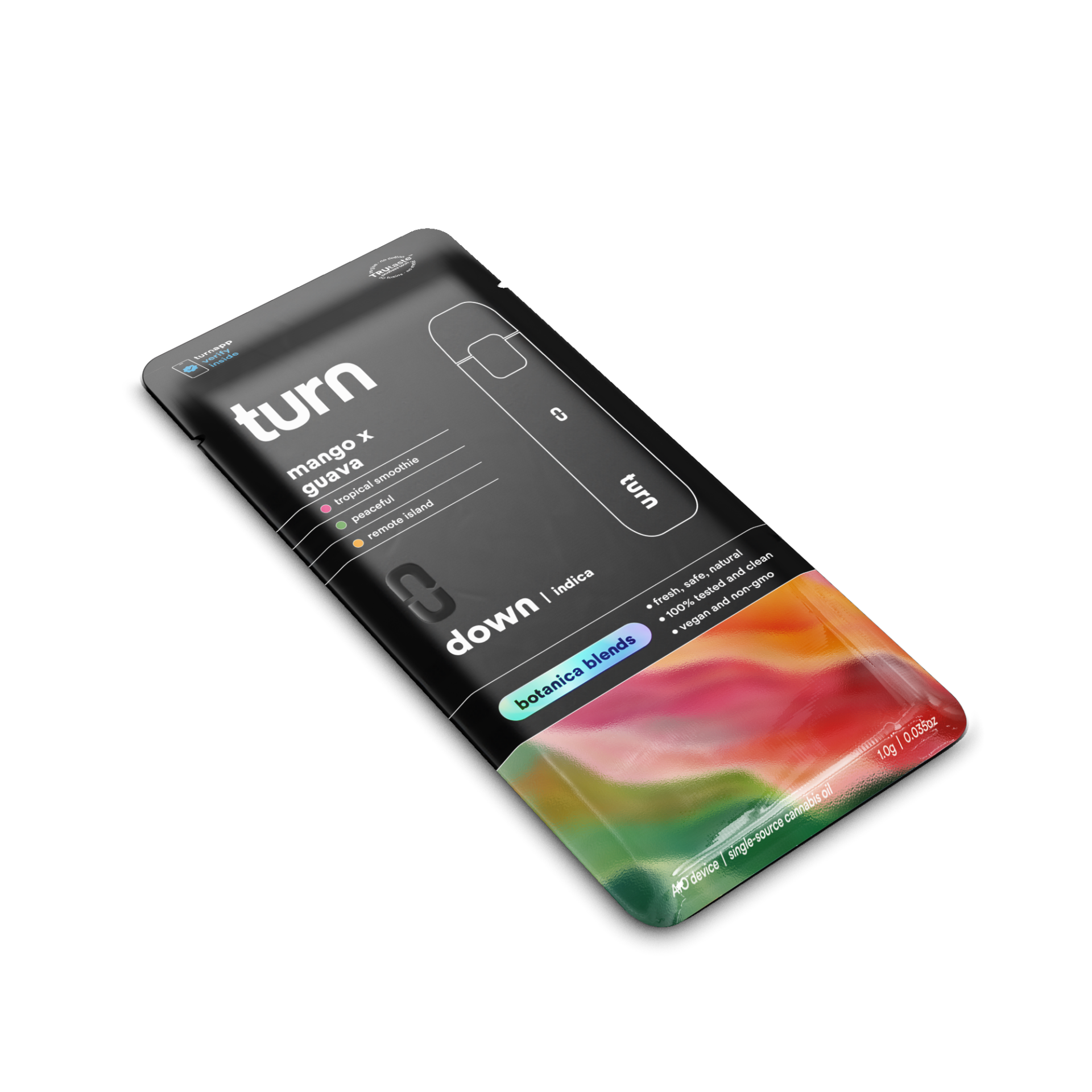 TURN Mango x Guava All-In-One Vapes 89.87% {1g}