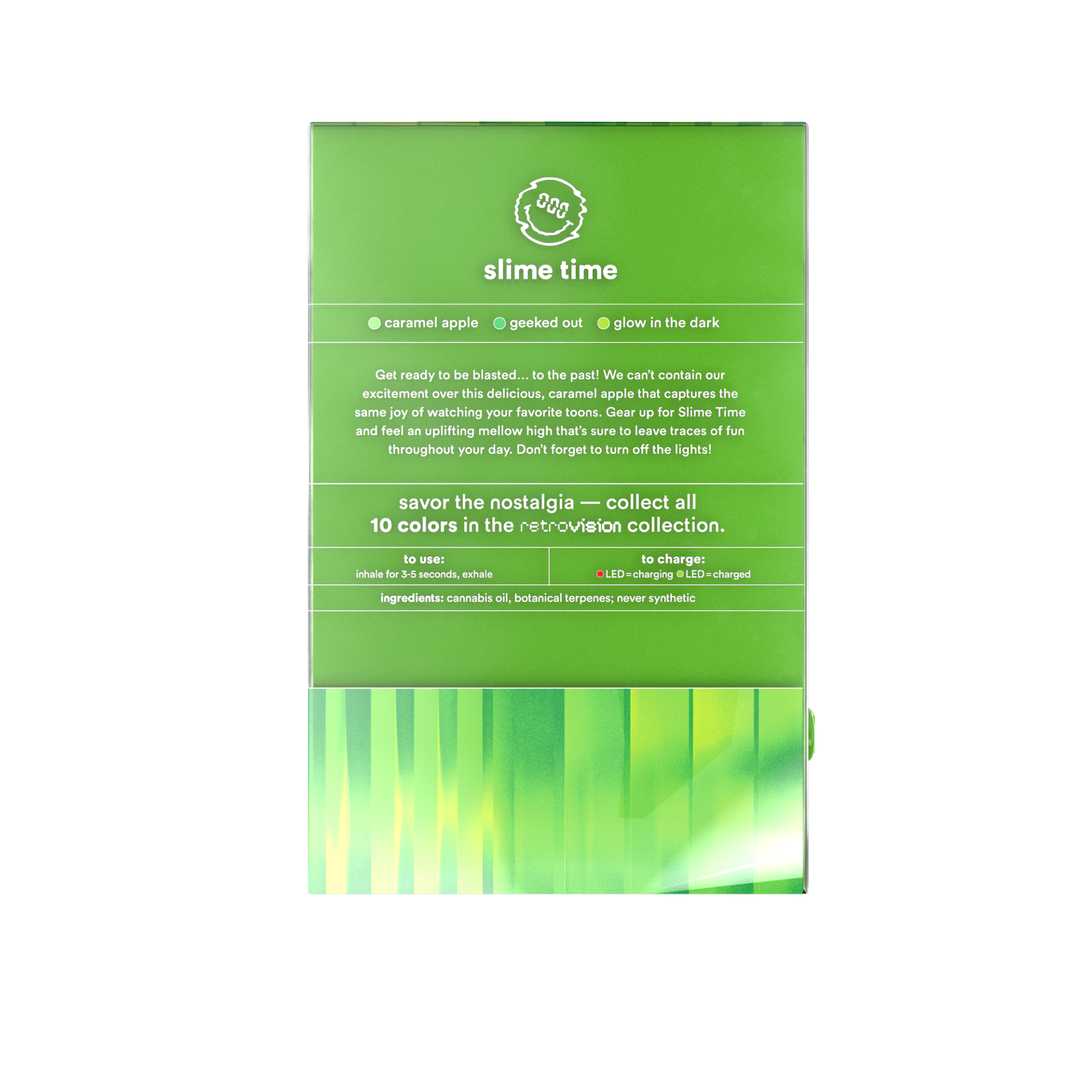 TURN Slime Time Retrovision All-In-One Vapes  (Sativa) 83.6% {2g}