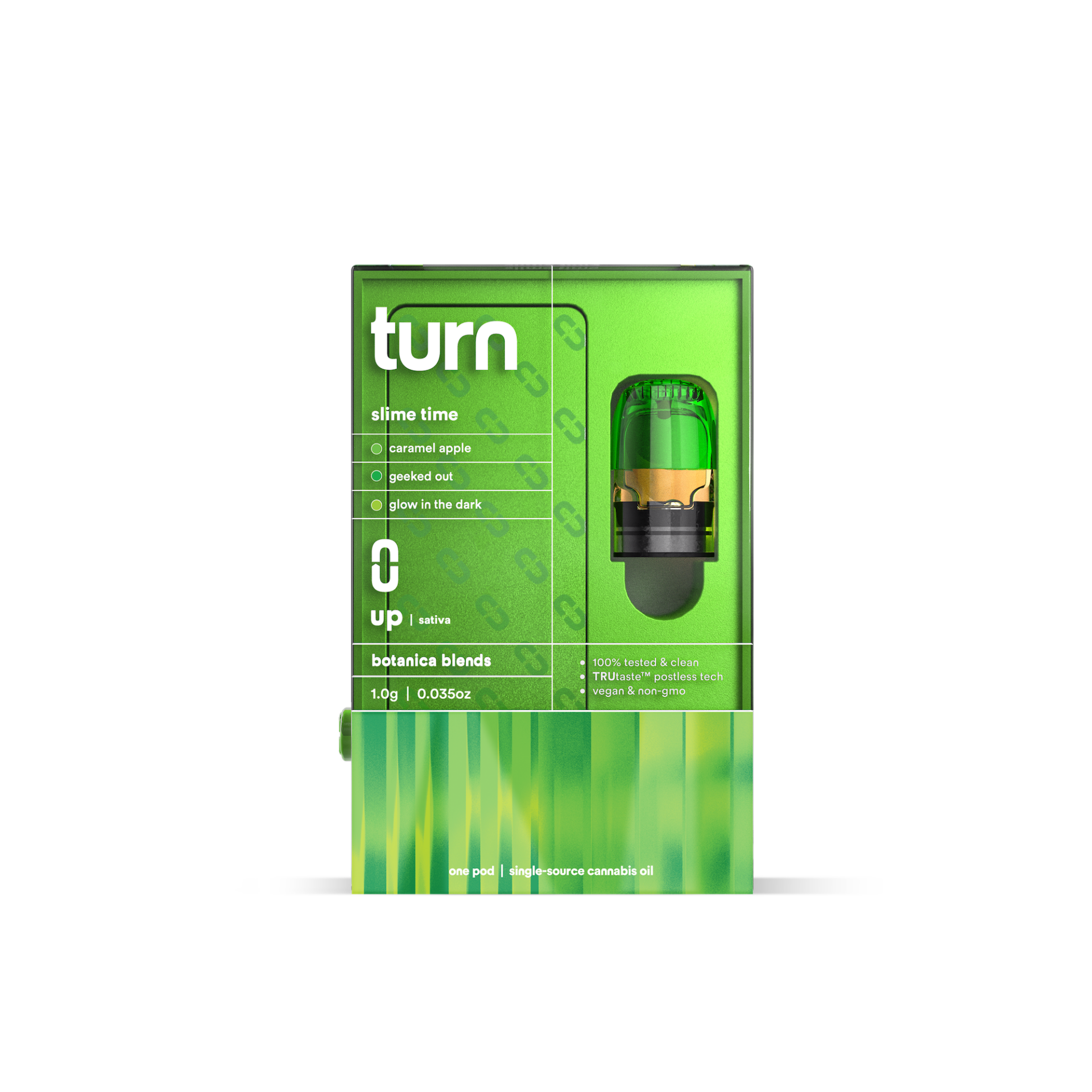 TURN Slime Time Retrovision Vape Pods  (Sativa) 88.4% {1g}
