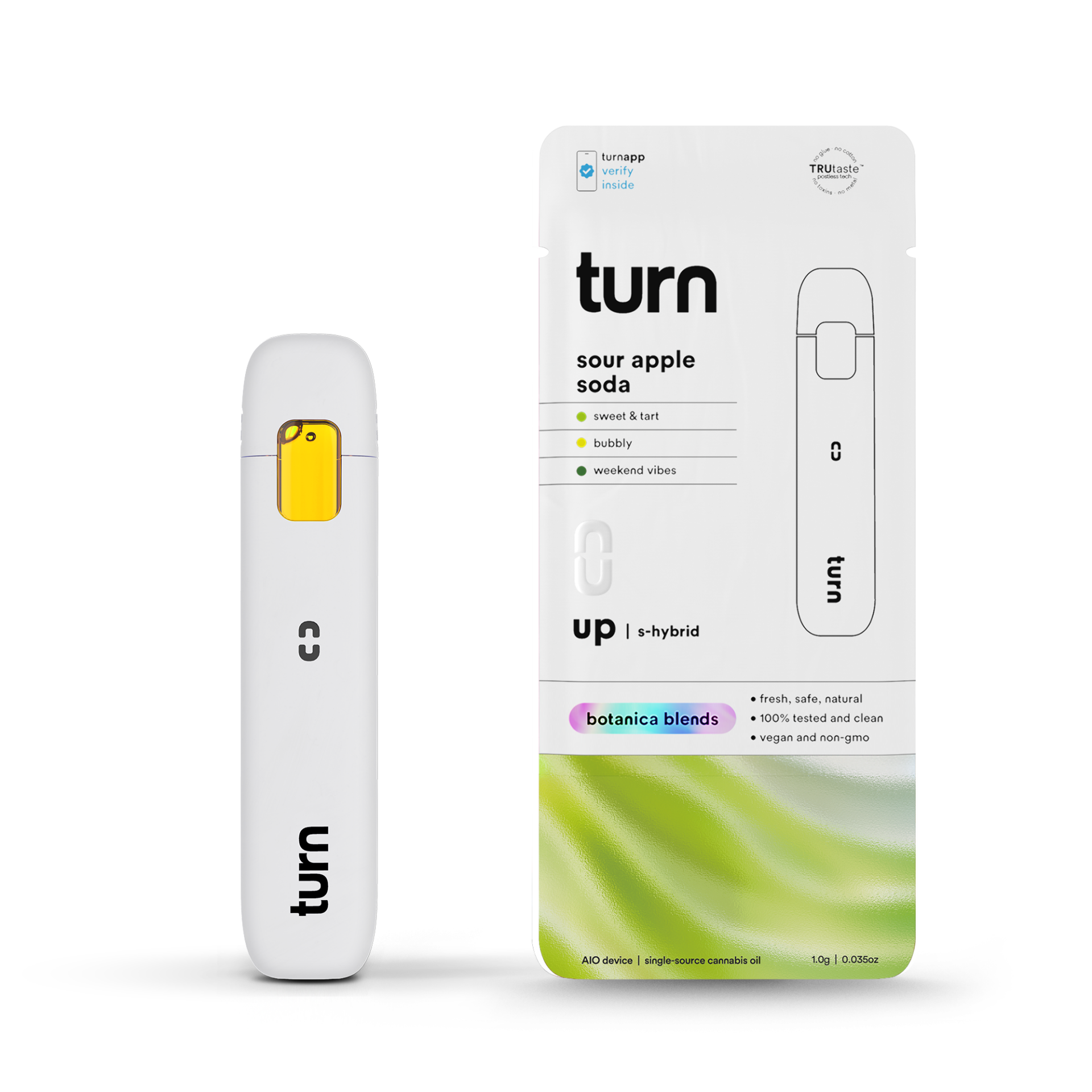 TURN Sour Apple Soda All-In-One Vapes {1g}