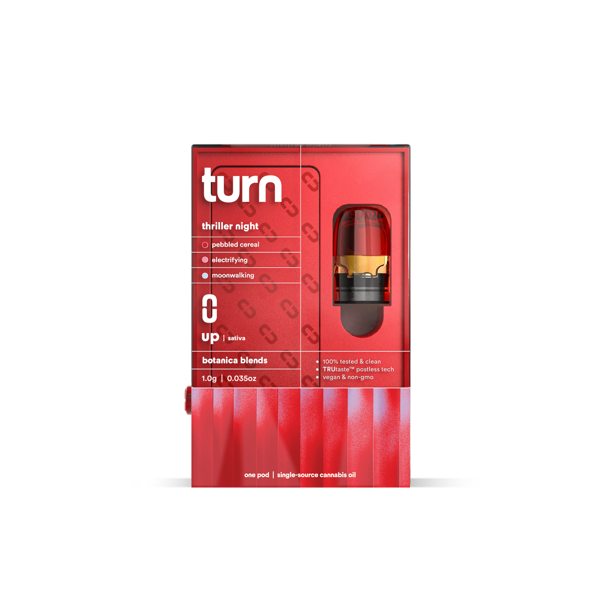 TURN Thriller Night Retrovision Vape Pods (Sativa) 81.2% {1g}
