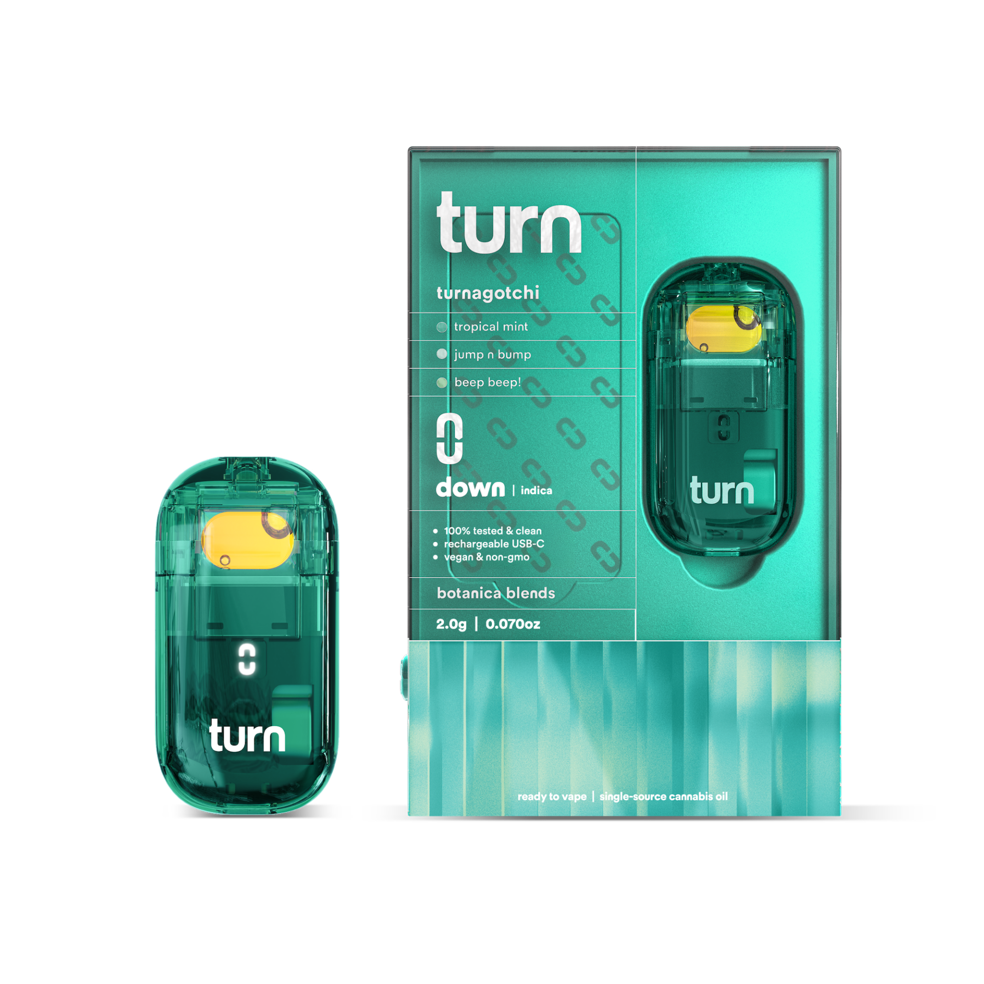 TURN Turnagotchi Retrovision All-In-One Vapes  (Indica) 84.93% {2g}