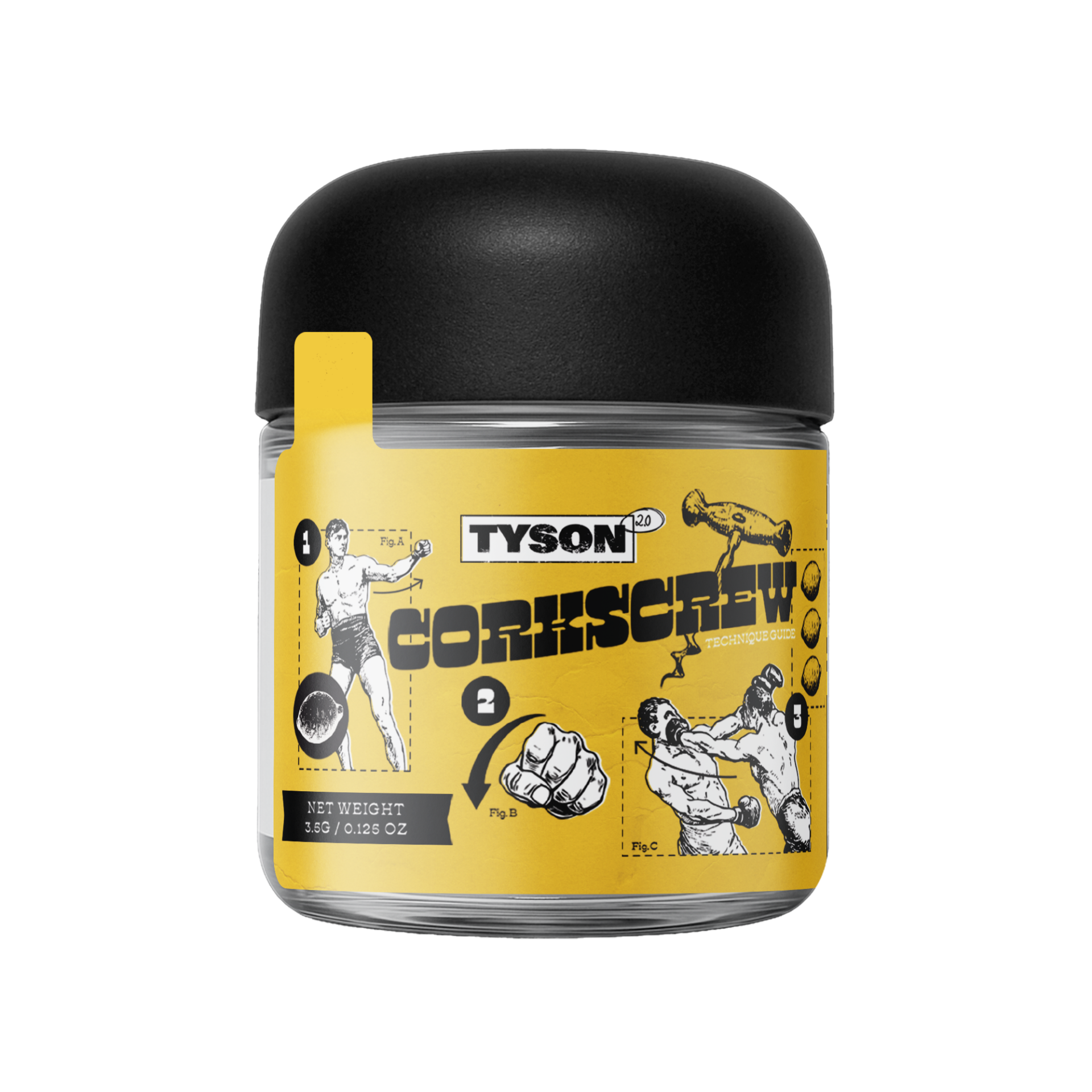 Tyson 2.0 Corkscrew Flower  (Hybrid) 25.57% {3.5g}
