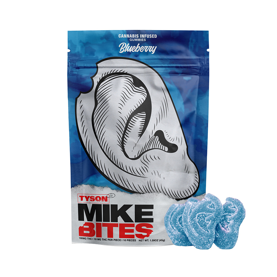 Tyson 2.0 Mike's Bites Blueberry Gummies (Hybrid) {100mg}