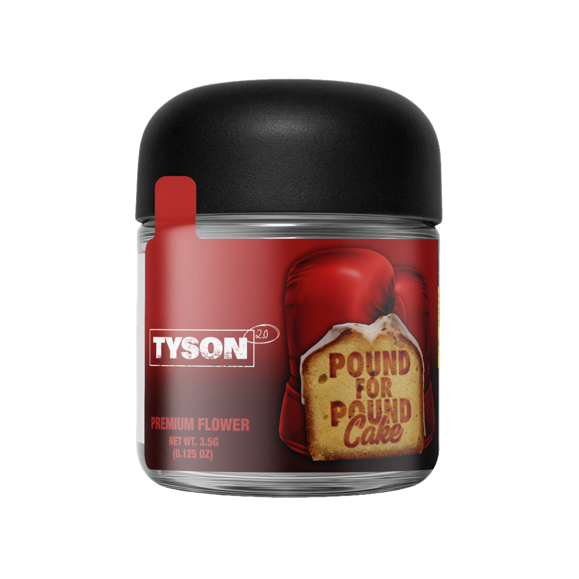 Tyson 2.0 pound for pound cake Flower (Hybrid) 25% {3.5g}