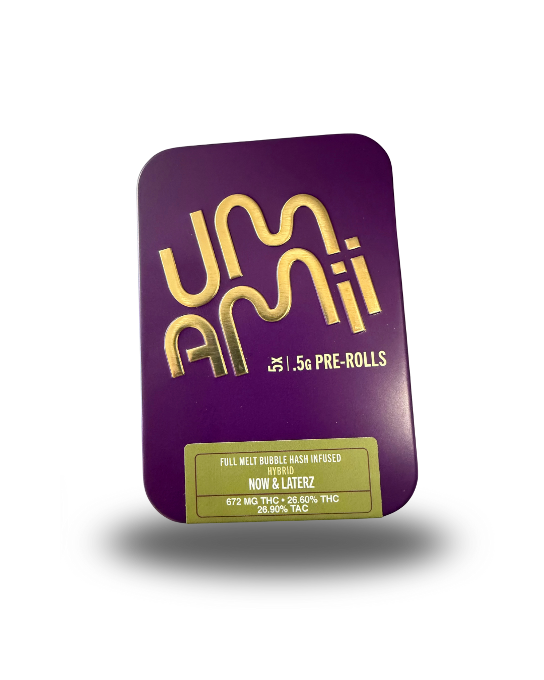 Umamii Now n Laterz x Full Melt Infused Pre-Rolls 5-pack (Hybrid) 26.6% {2.5g}