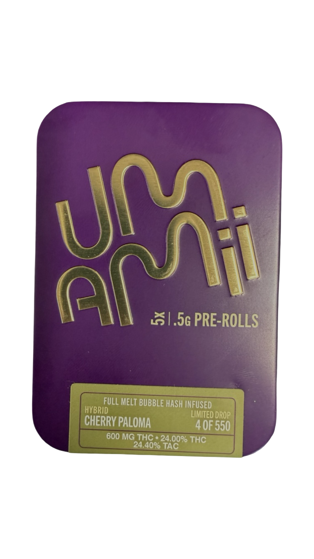 Umamii Cherry Paloma x Full Melt Infused Pre-Rolls 5-pack (Hybrid) 24.00% {2.5g}