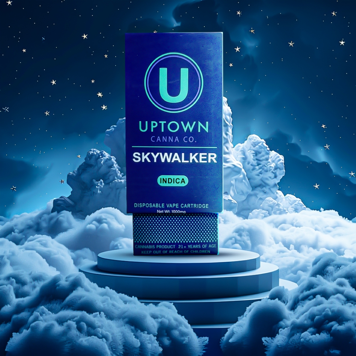 Uptown Canna Co. Skywalker All-In-One Vapes  (Indica) 85% {1g}