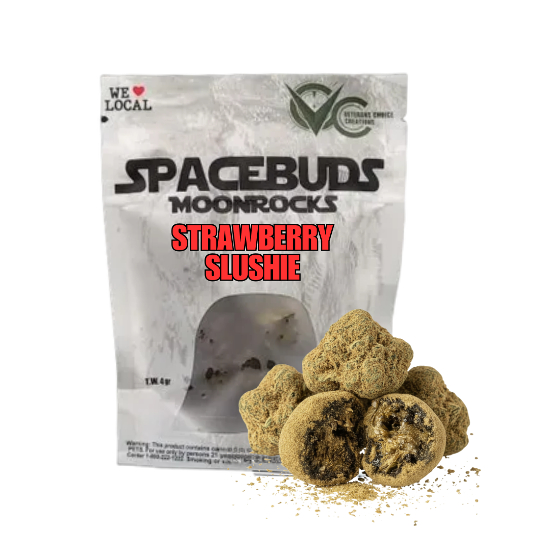 SpaceBuds Strawberry Slushie Moonrocks Flower  (Hybrid) 55% {4g}