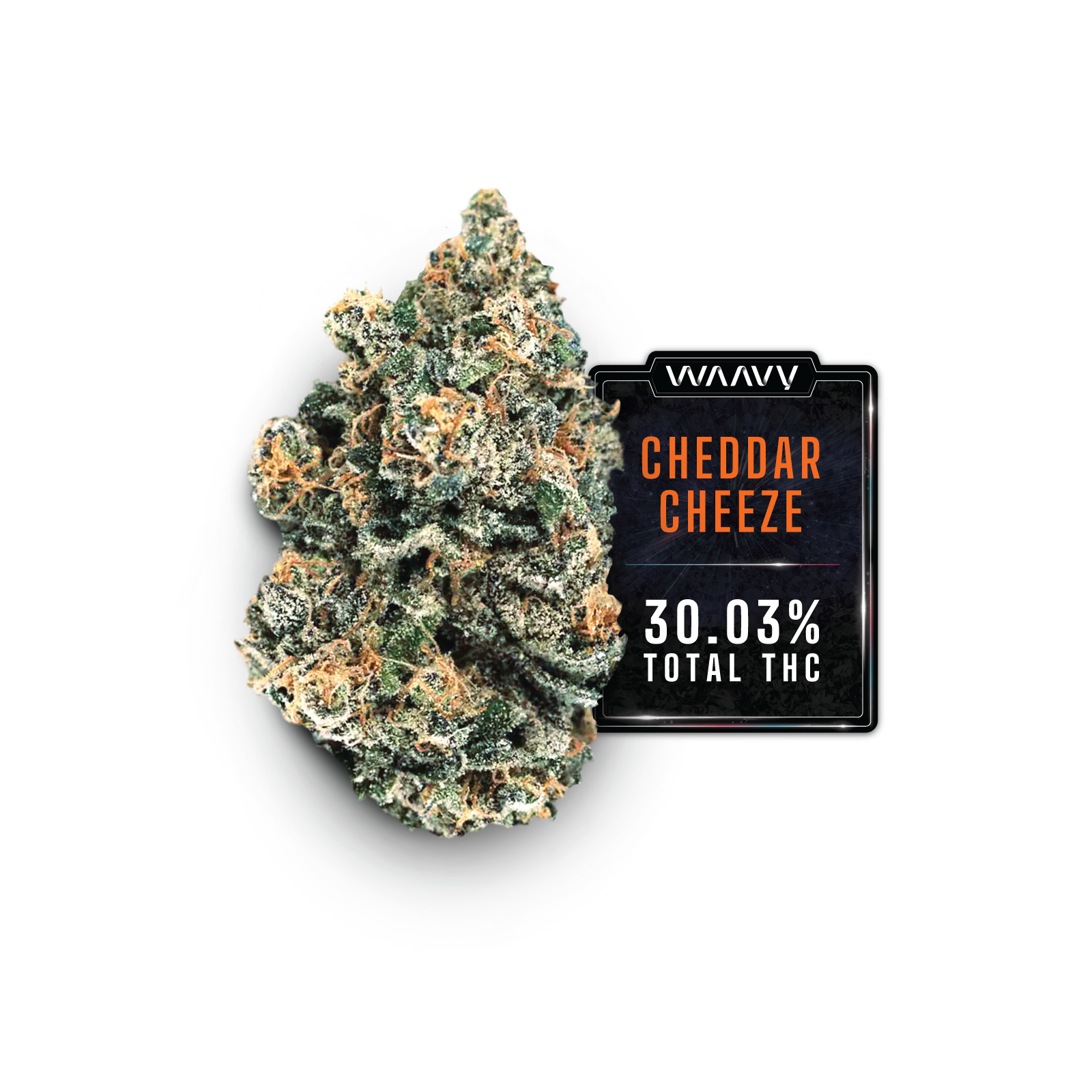 WAAVY Cheddar Cheeze Flower  (Hybrid) 30% {3.5g}