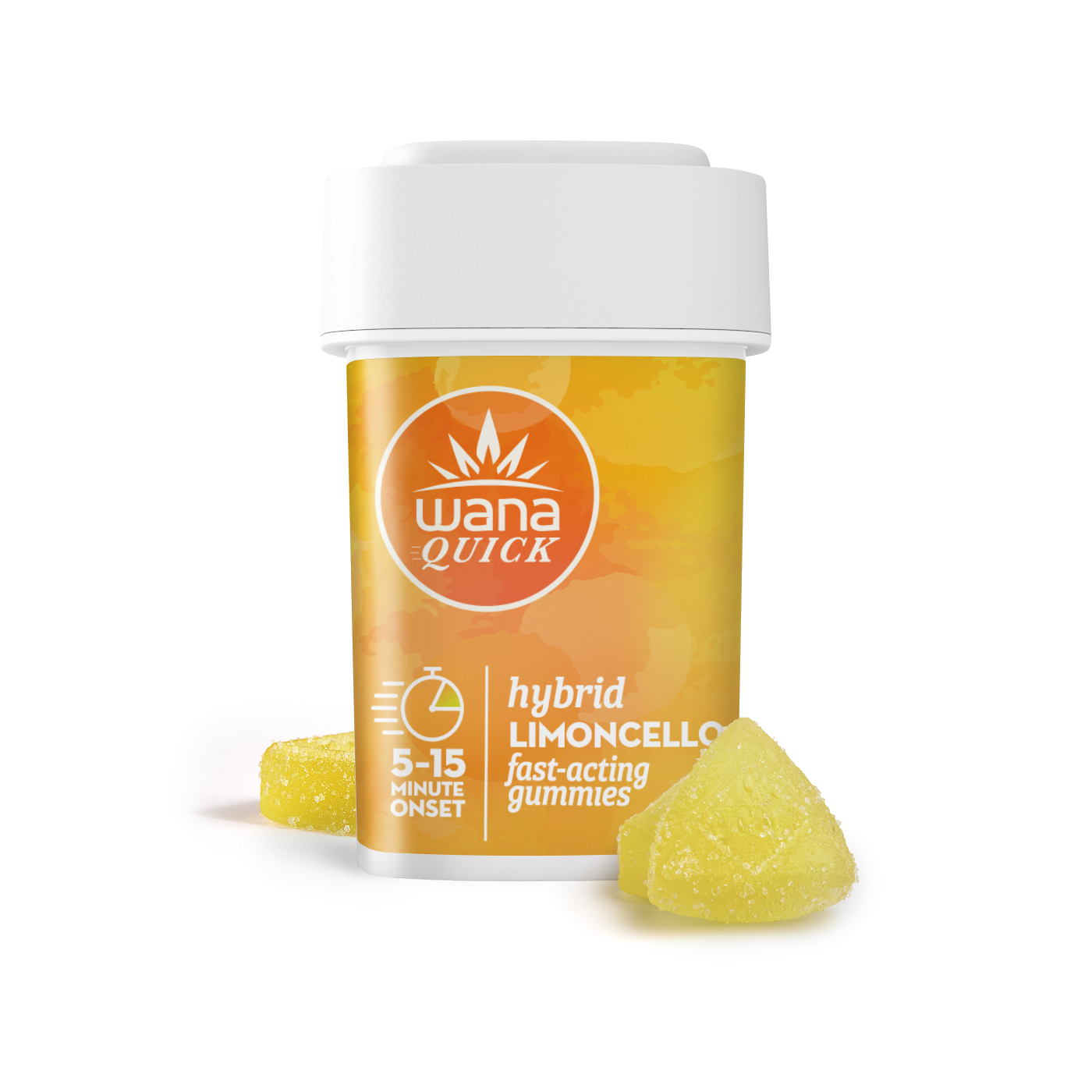 Wana Quick acting Limoncello Gummies (Hybrid) {100mg}