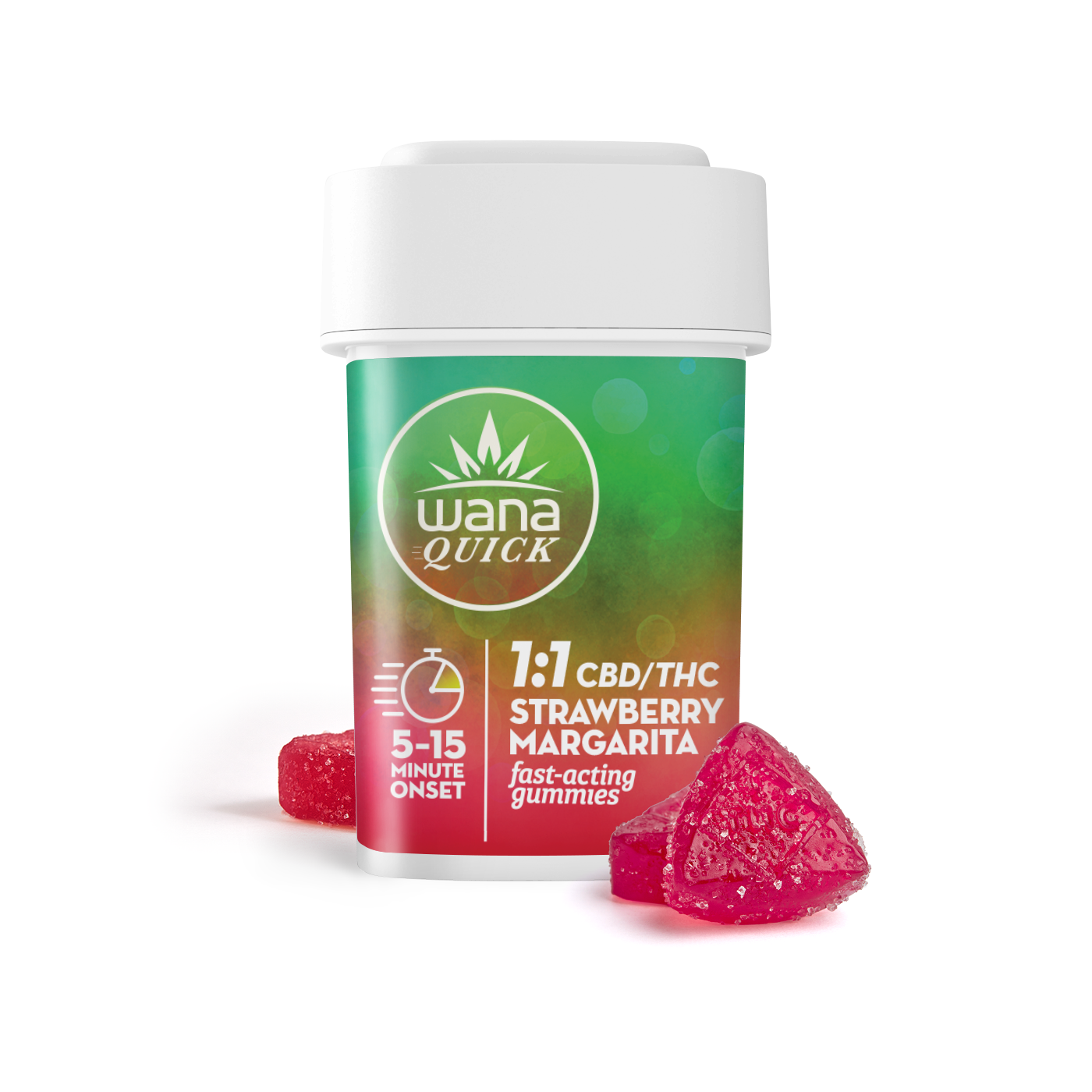 Wana Strawberry Margarita 1:1 Gummy {45mg}