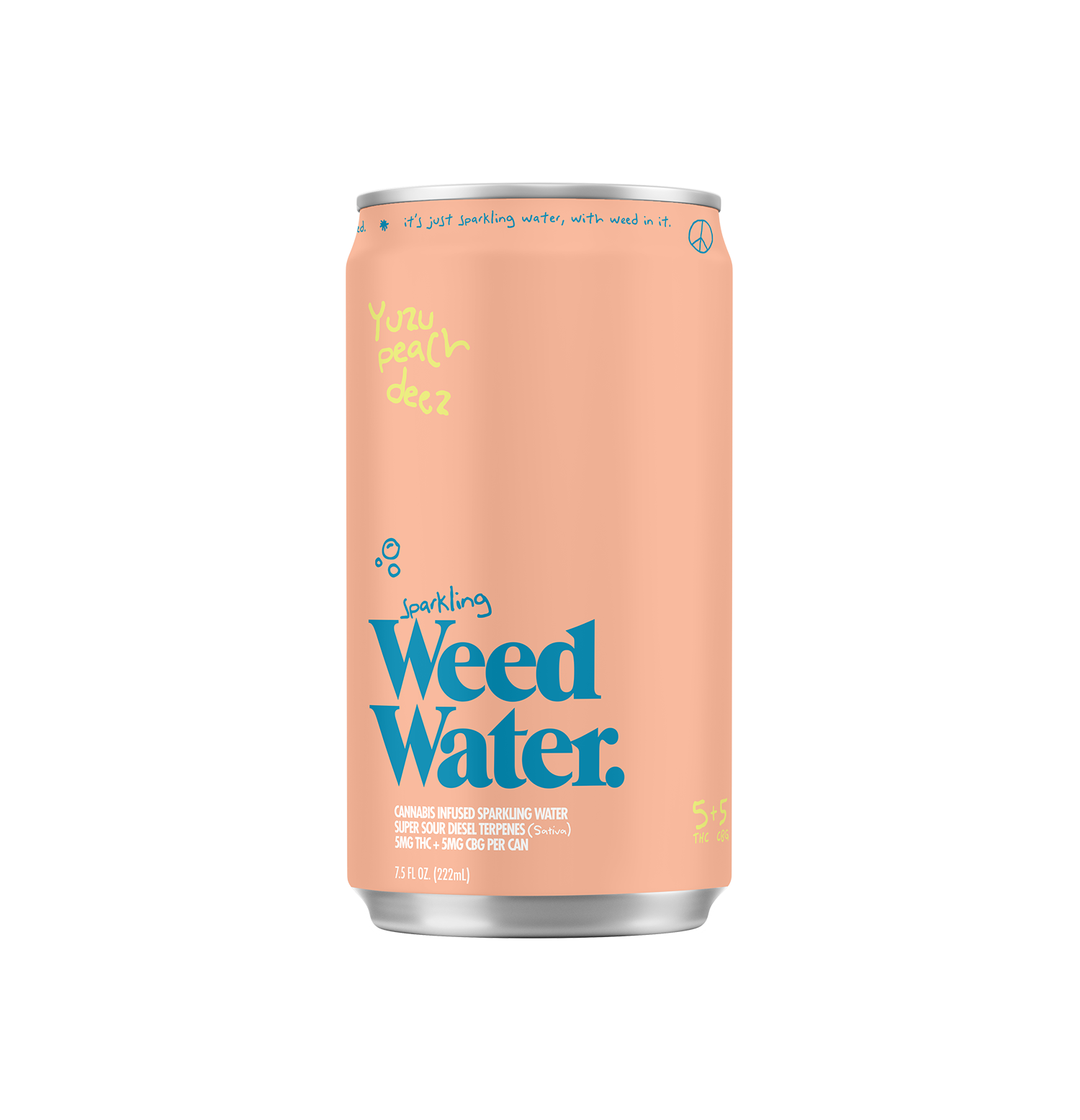 Weed Water Yuzu Peach Deez 1:1 Drink (Hybrid) {5mg}