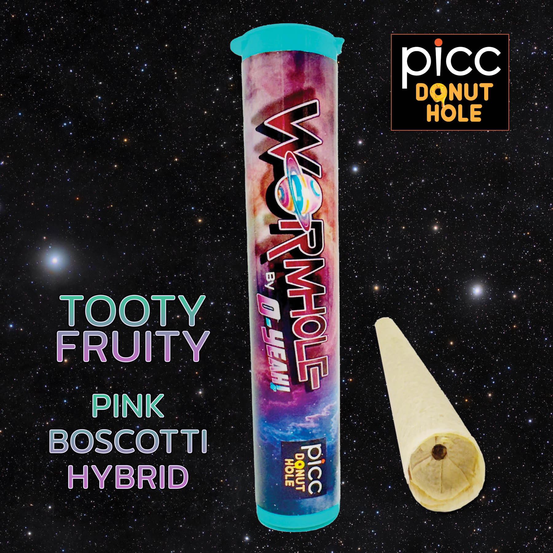 O-Yeah! Tooty Fruity x Pink Boscotti Infused Pre-Roll (Hybrid) 32% {1g}